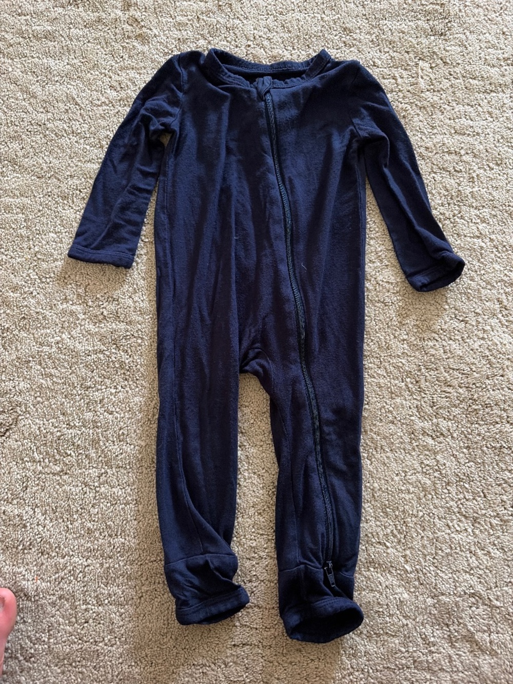 Kyte Baby navy blue onesie